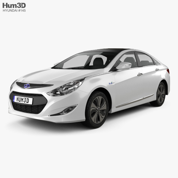 Hyundai Sonata (YF) hybrid 2014 3D model