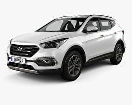 Hyundai Santa Fe (DM) 2018 3D model