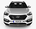 Hyundai Santa Fe (DM) 2018 3d model front view