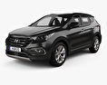 Hyundai Santa Fe (DM) KR-spec 2018 3d model