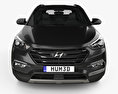 Hyundai Santa Fe (DM) KR-spec 2018 3d model front view