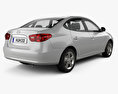 Hyundai Elantra (HD) 2010 3D модель back view