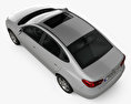 Hyundai Elantra (HD) 2010 3D-Modell Draufsicht