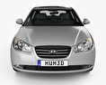 Hyundai Elantra (HD) 2010 3D模型 正面图