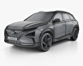 Hyundai Nexo 2020 3d model wire render