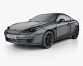 Hyundai Coupe GK 2008 3d model wire render