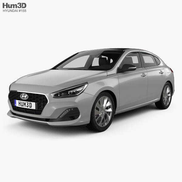 Hyundai i30 fastback 2020 3D-Modell
