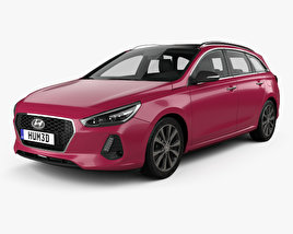 Hyundai i30 wagon 2020 3D model