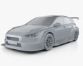 Hyundai i30 N TCR hatchback 2020 3d model clay render