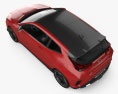 Hyundai Veloster 2017 3D模型 顶视图