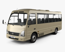 Hyundai County Autobus 2018 Modello 3D