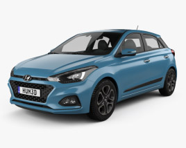 Hyundai i20 5-door 2020 3D model
