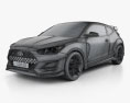 Hyundai Veloster N 2018 Modelo 3D wire render