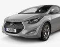 Hyundai Avante coupe 2017 3d model