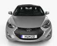 Hyundai Avante coupé 2017 3D-Modell Vorderansicht