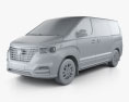 Hyundai Grand Starex 2020 3D 모델  clay render