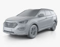 Hyundai Maxcruz 2020 3d model clay render