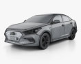 Hyundai Mistra 2020 3d model wire render
