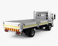 Hyundai Mighty EX8 Flatbed Truck 2022 3d model back view