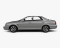 Hyundai Grandeur 2005 3d model side view