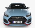 Hyundai Veloster N with HQ interior 2022 3d model front view