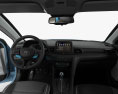 Hyundai Veloster N with HQ interior 2022 3d model dashboard