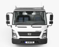 Hyundai Mighty EX8 Flatbed Truck with HQ interior and engine 2022 3d model front view