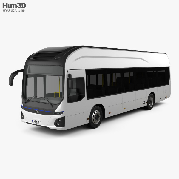 Hyundai ELEC CITY bus 2017 3D model