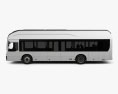 Hyundai ELEC CITY Autobus 2017 Modello 3D vista laterale