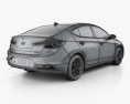 Hyundai Elantra Limited 2022 3d model