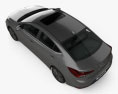 Hyundai Elantra Limited 2022 3d model top view