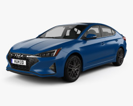 Hyundai Elantra Sport Premium 2022 3D model