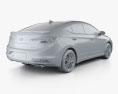 Hyundai Elantra Sport Premium 2022 3d model