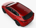 Hyundai Tucson N-line 2021 3d model top view