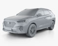 Hyundai Tucson N-line 2021 3d model clay render