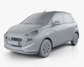 Hyundai Santro Asta 2022 Modello 3D clay render