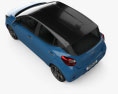 Hyundai i10 2022 3Dモデル top view