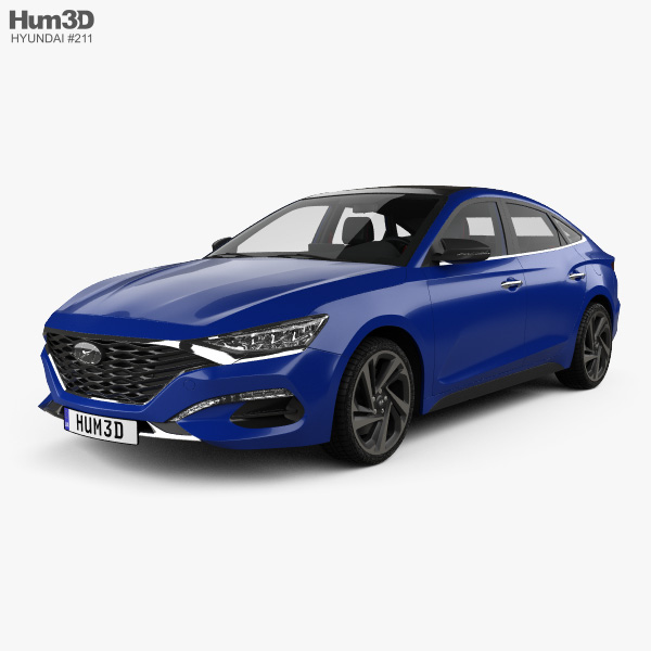 Hyundai Lafesta with HQ interior 2021 3D model