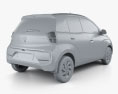 Hyundai Santro Asta con interior 2018 Modelo 3D