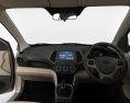 Hyundai Santro Asta com interior 2018 Modelo 3d dashboard