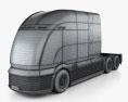 Hyundai HDC-6 Neptune 트랙터 트럭 2022 3D 모델  wire render