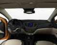 Hyundai Verna CN-spec sedan with HQ interior 2020 3d model dashboard