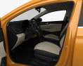 Hyundai Verna CN-spec セダン HQインテリアと 2017 3Dモデル seats