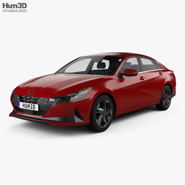 Hyundai Elantra US-spec 2022 3D model
