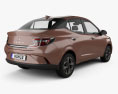 Hyundai Aura 2022 3D 모델  back view