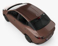 Hyundai Aura 2022 3D 모델  top view