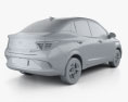 Hyundai Aura 2022 3d model