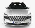 Hyundai Santa Fe 2021 3D模型 正面图