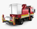 Hyundai Mighty DHT-110S Bucket Truck 2022 3d model back view