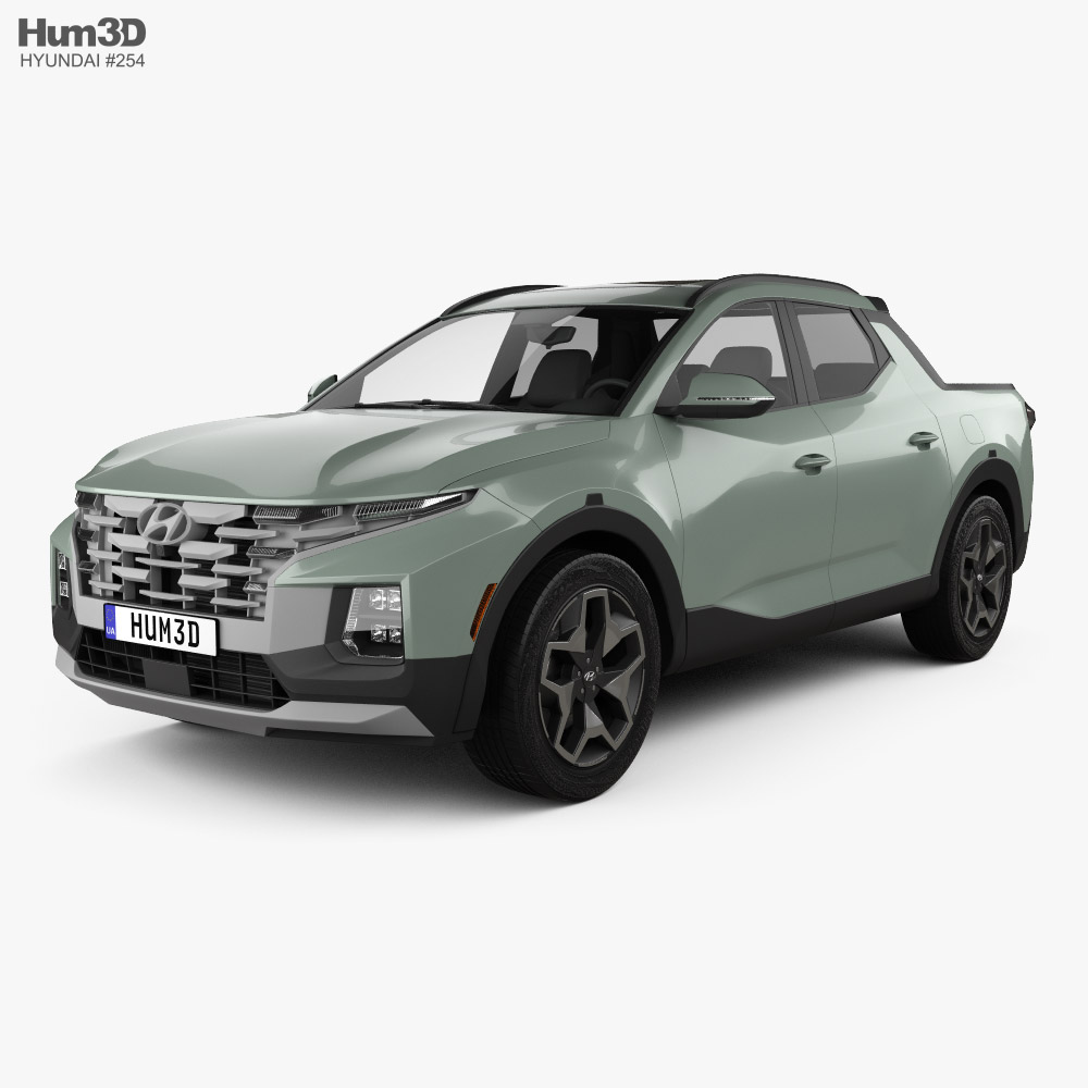 Hyundai Santa Cruz 2022 3D 모델 